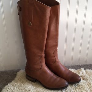 Sam Edelman brown leather Penny boots